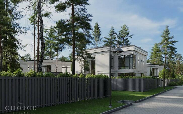 2-этажный коттедж 520 м² без отделки