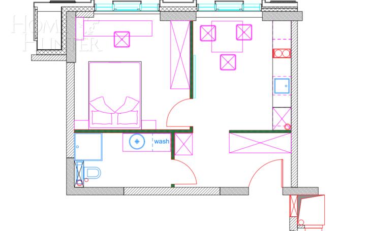 1-КОМН. КВАРТИРА С ОТДЕЛКОЙ 38.4 М² НА 3 ЭТАЖЕ