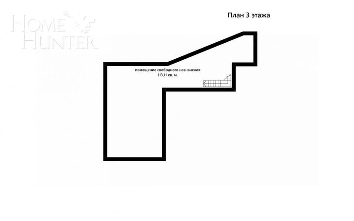 2-этажный коттедж 750 м² без отделки
