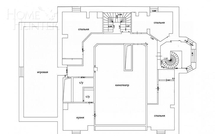 2-этажный коттедж 781 м² с отделкой