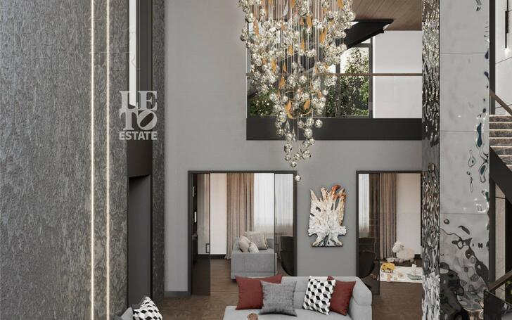 3-этажный коттедж 770 м² без отделки
