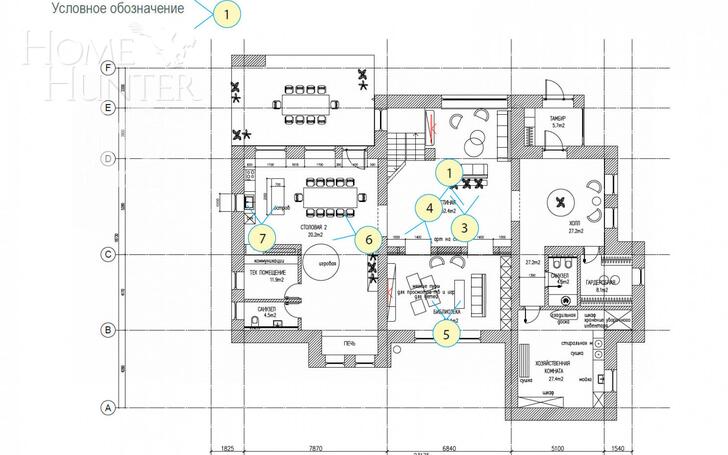 3-этажный коттедж 770 м² без отделки