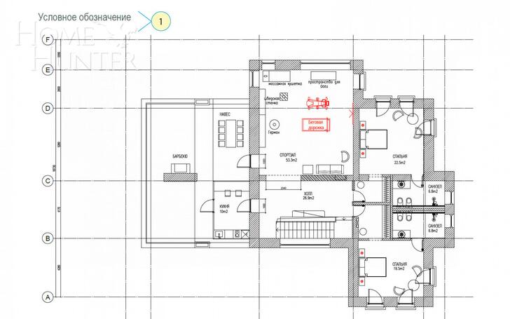 3-этажный коттедж 770 м² без отделки