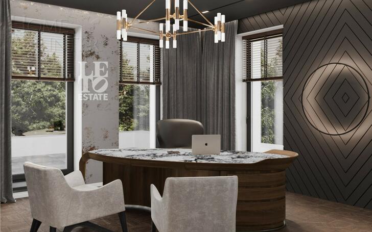 3-этажный коттедж 770 м² без отделки