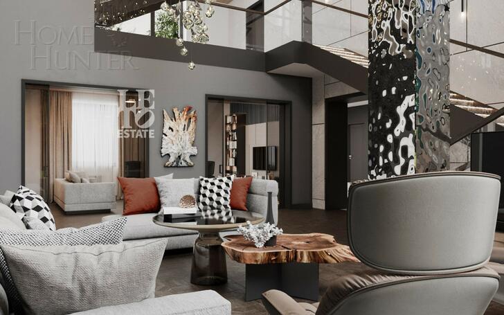 3-этажный коттедж 770 м² без отделки