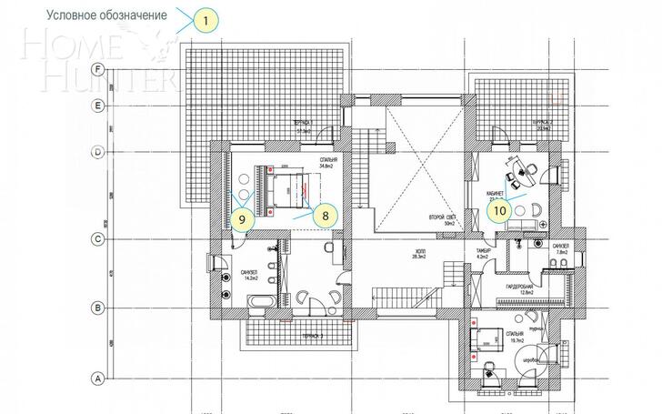 3-этажный коттедж 770 м² без отделки