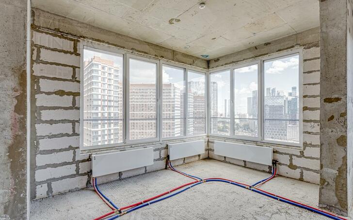 4-КОМН. КВАРТИРА БЕЗ ОТДЕЛКИ 106 М² НА 17 ЭТАЖЕ