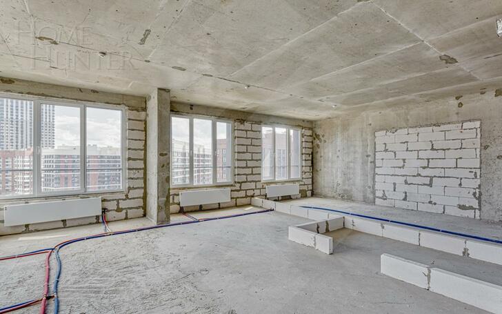 4-КОМН. КВАРТИРА БЕЗ ОТДЕЛКИ 106 М² НА 17 ЭТАЖЕ