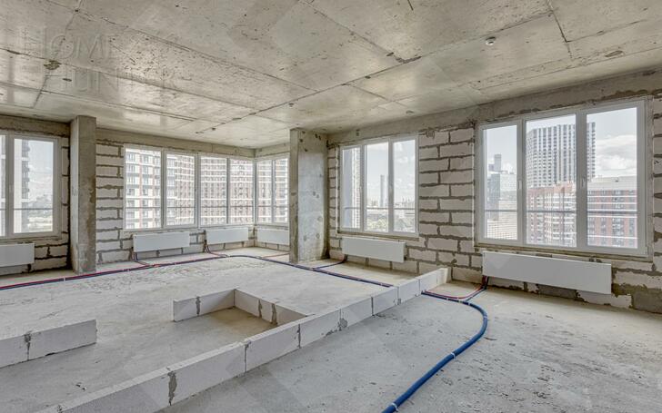 4-КОМН. КВАРТИРА БЕЗ ОТДЕЛКИ 106 М² НА 17 ЭТАЖЕ