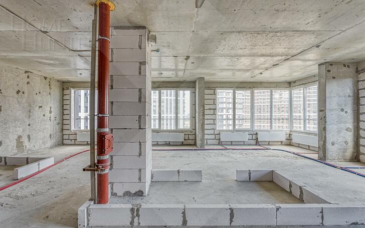 4-КОМН. КВАРТИРА БЕЗ ОТДЕЛКИ 106 М² НА 17 ЭТАЖЕ