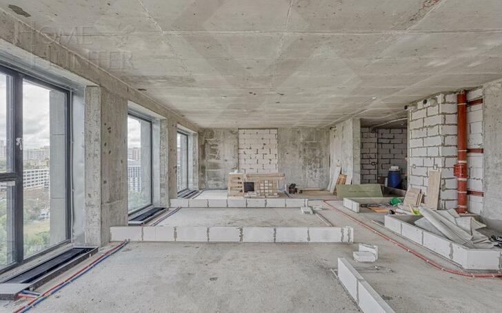 4-КОМН. КВАРТИРА БЕЗ ОТДЕЛКИ 113 М² НА 15 ЭТАЖЕ