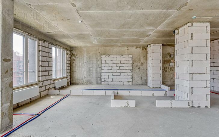 4-КОМН. КВАРТИРА БЕЗ ОТДЕЛКИ 106 М² НА 17 ЭТАЖЕ