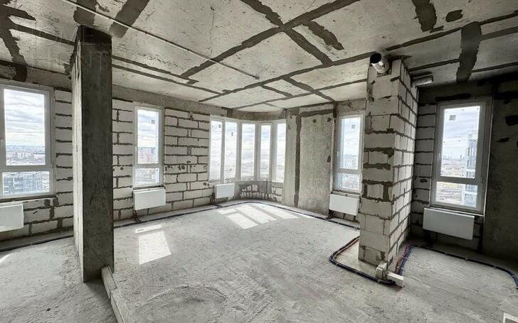 3-КОМН. КВАРТИРА БЕЗ ОТДЕЛКИ 75 М² НА 21 ЭТАЖЕ