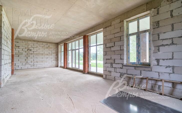2-этажный коттедж 480 м² без отделки