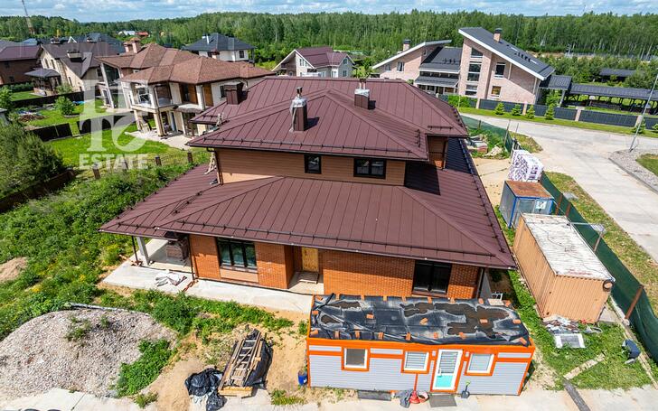 2-этажный коттедж 480 м² без отделки