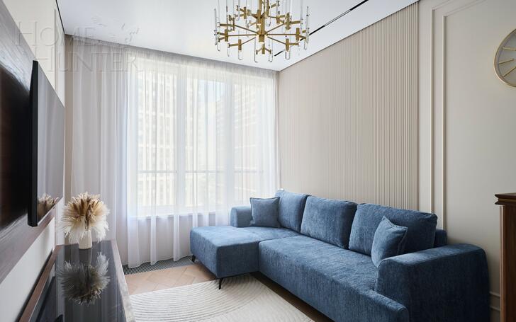 2-КОМН. КВАРТИРА С ОТДЕЛКОЙ 48 М² НА 15 ЭТАЖЕ