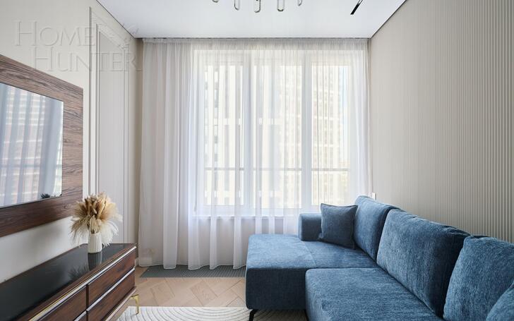 2-КОМН. КВАРТИРА С ОТДЕЛКОЙ 48 М² НА 15 ЭТАЖЕ
