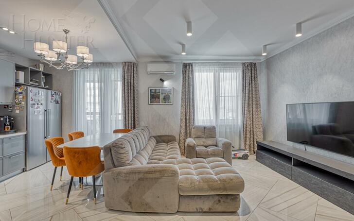 3-КОМН. КВАРТИРА С ОТДЕЛКОЙ 88 М² НА 13 ЭТАЖЕ