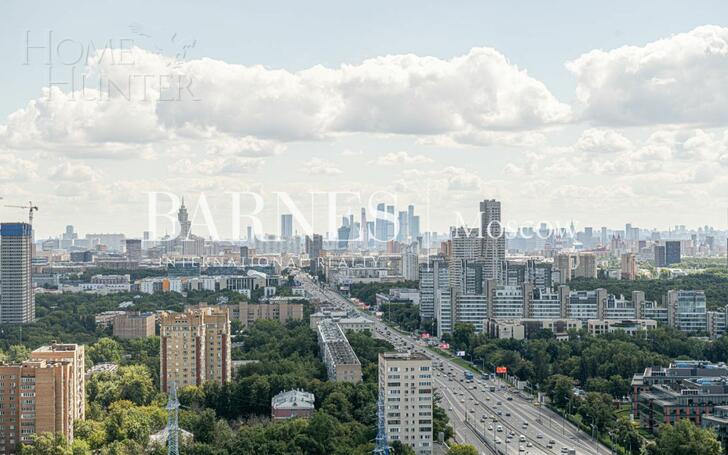 3-КОМН. ПЕНТХАУС С ОТДЕЛКОЙ 159.3 М² НА 29 ЭТАЖЕ