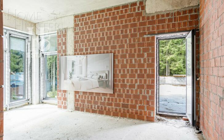 2-этажный коттедж 272 м² без отделки