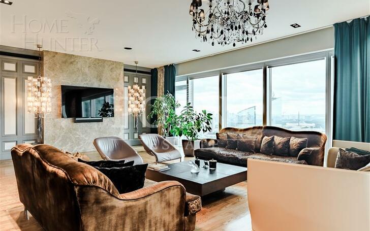 3-КОМН. АПАРТАМЕНТЫ С ОТДЕЛКОЙ 238.7 М² НА 43 ЭТАЖЕ