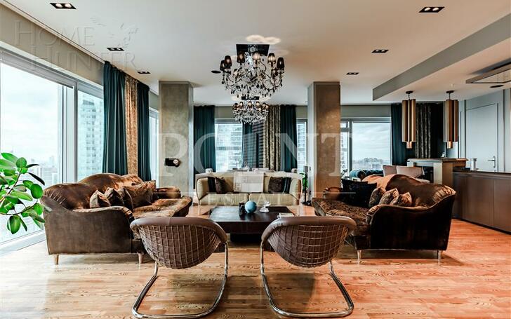 3-КОМН. АПАРТАМЕНТЫ С ОТДЕЛКОЙ 238.7 М² НА 43 ЭТАЖЕ