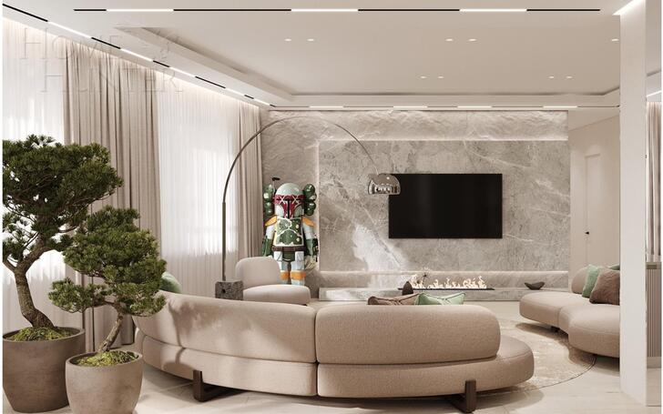 5-КОМН. КВАРТИРА БЕЗ ОТДЕЛКИ 303 М² НА 13 ЭТАЖЕ