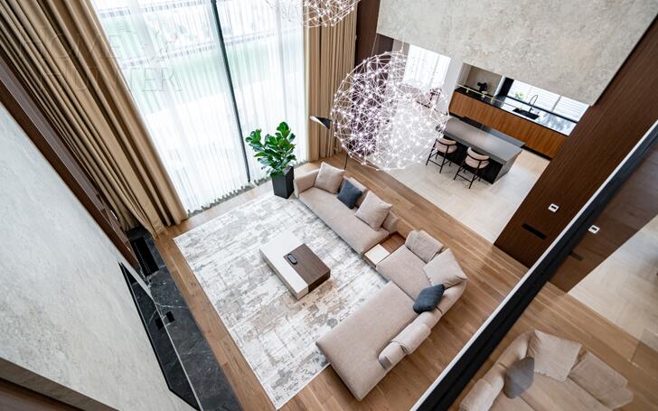 2-этажный коттедж 435 м² с отделкой