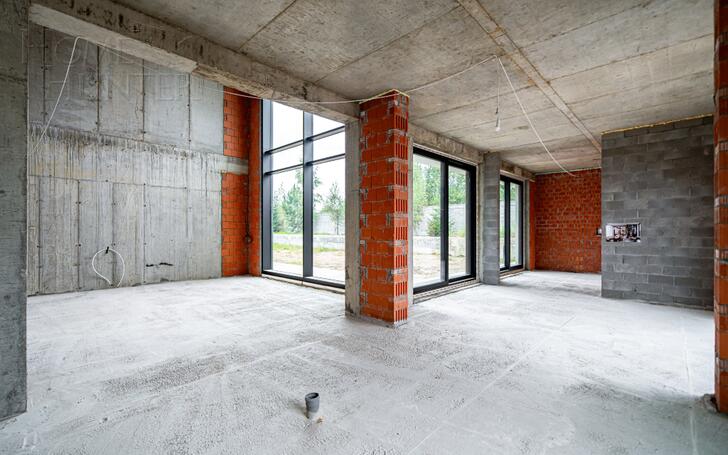 2-этажный коттедж 550 м² без отделки