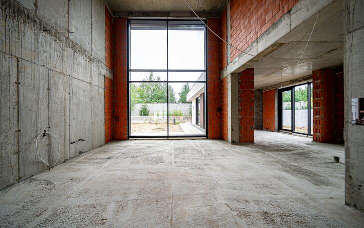 2-этажный коттедж 550 м² без отделки
