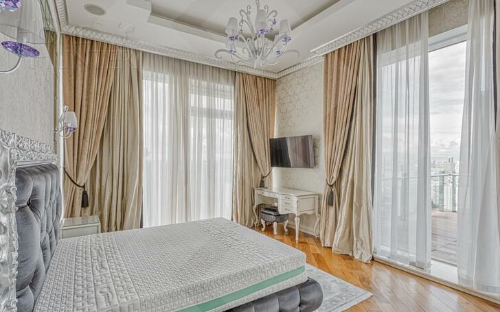 6-КОМН. ПЕНТХАУС С ОТДЕЛКОЙ 383 М² НА 30 ЭТАЖЕ