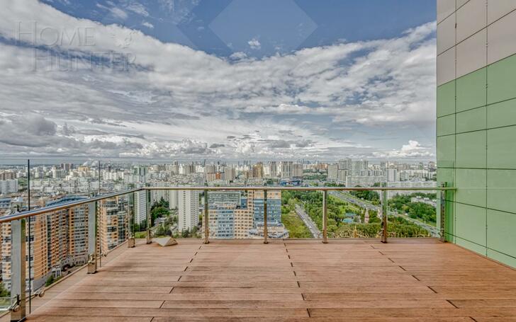 6-КОМН. ПЕНТХАУС С ОТДЕЛКОЙ 383 М² НА 30 ЭТАЖЕ