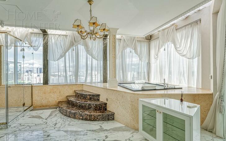 6-КОМН. ПЕНТХАУС С ОТДЕЛКОЙ 383 М² НА 30 ЭТАЖЕ