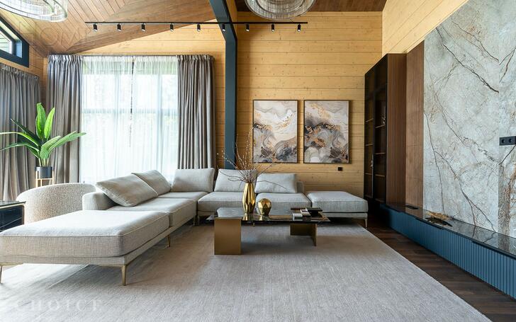 1-этажный коттедж 374.3 м² с отделкой