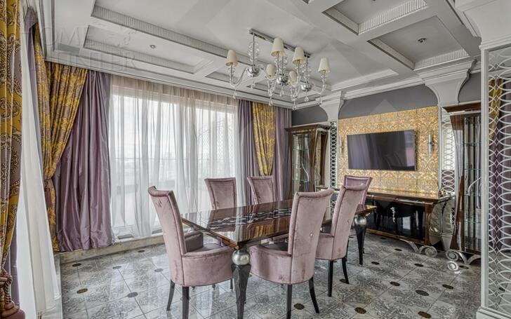 6-КОМН. ПЕНТХАУС С ОТДЕЛКОЙ 383 М² НА 30 ЭТАЖЕ