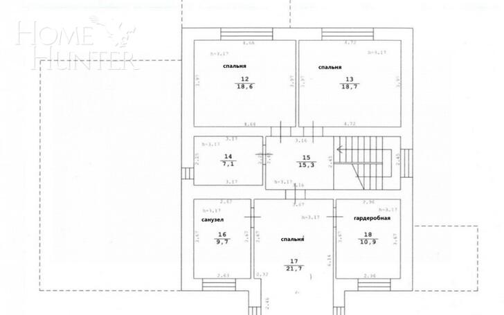 2-этажный коттедж 320 м² с отделкой