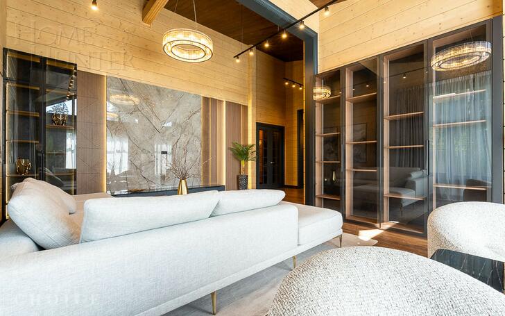 1-этажный коттедж 374.3 м² с отделкой