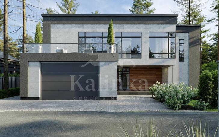 2-этажный коттедж 520 м² без отделки