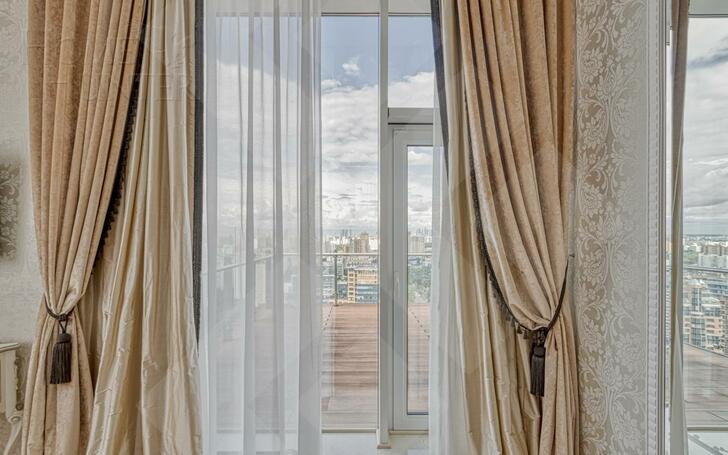 6-КОМН. ПЕНТХАУС С ОТДЕЛКОЙ 383 М² НА 30 ЭТАЖЕ