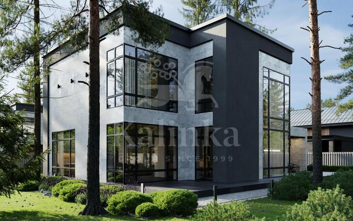 2-этажный коттедж 520 м² без отделки