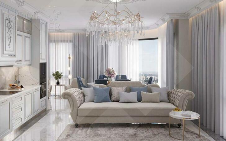 3-КОМН. КВАРТИРА БЕЗ ОТДЕЛКИ 92.5 М² НА 25 ЭТАЖЕ