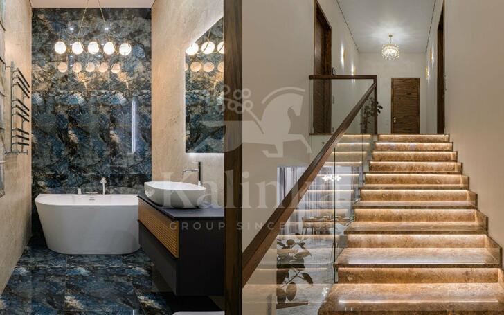 2-этажный коттедж 350 м² с отделкой