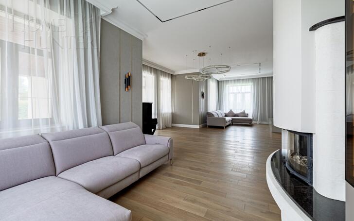 2-этажный коттедж 450 м² с отделкой