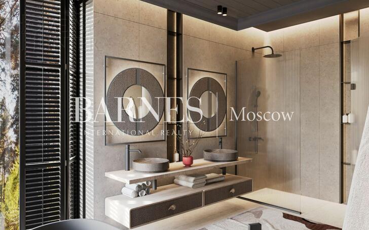 2-этажный коттедж 550 м² с отделкой