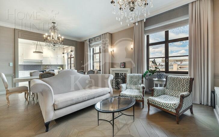 4-КОМН. КВАРТИРА С ОТДЕЛКОЙ 200 М² НА 7 ЭТАЖЕ