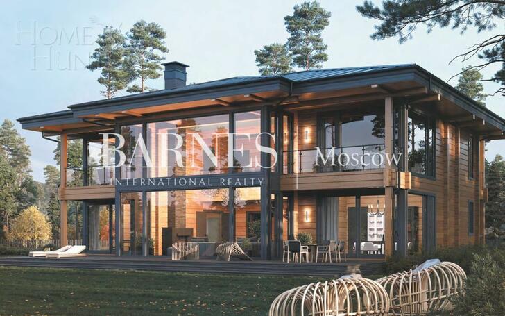 2-этажный коттедж 550 м² с отделкой