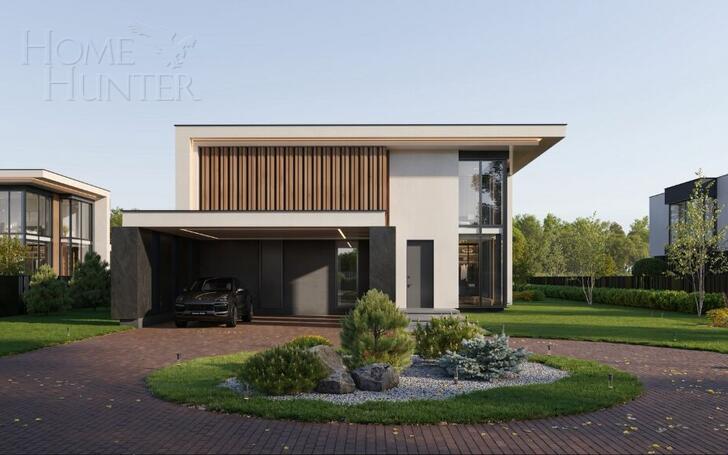 2-этажный коттедж 390 м² без отделки