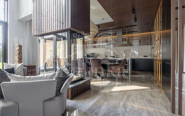 2-этажный коттедж 550 м² с отделкой