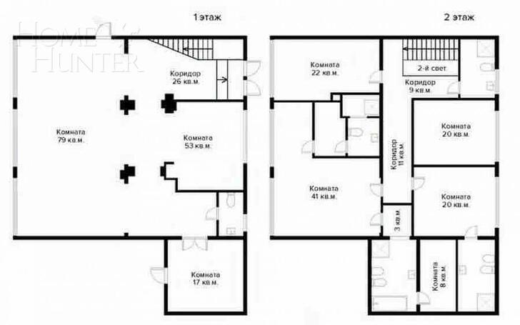2-УРОВНЕВЫЙ ТАУНХАУС С ОТДЕЛКОЙ 360 М² НА 1 ЭТАЖЕ