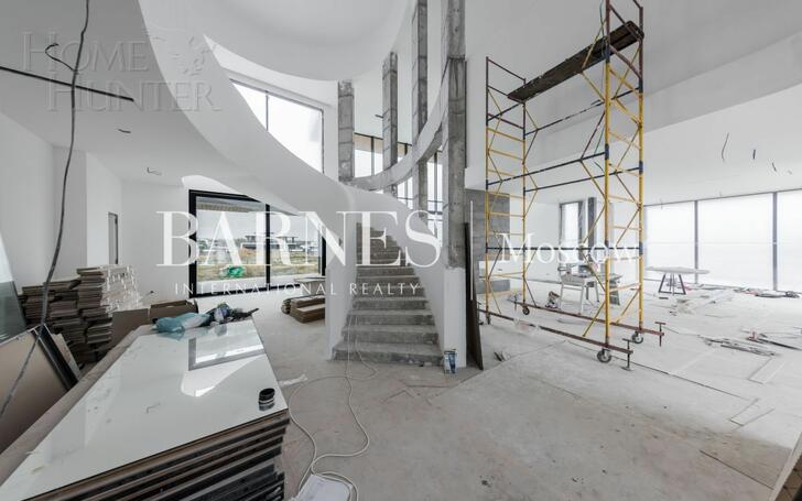 2-этажный коттедж 750 м² без отделки